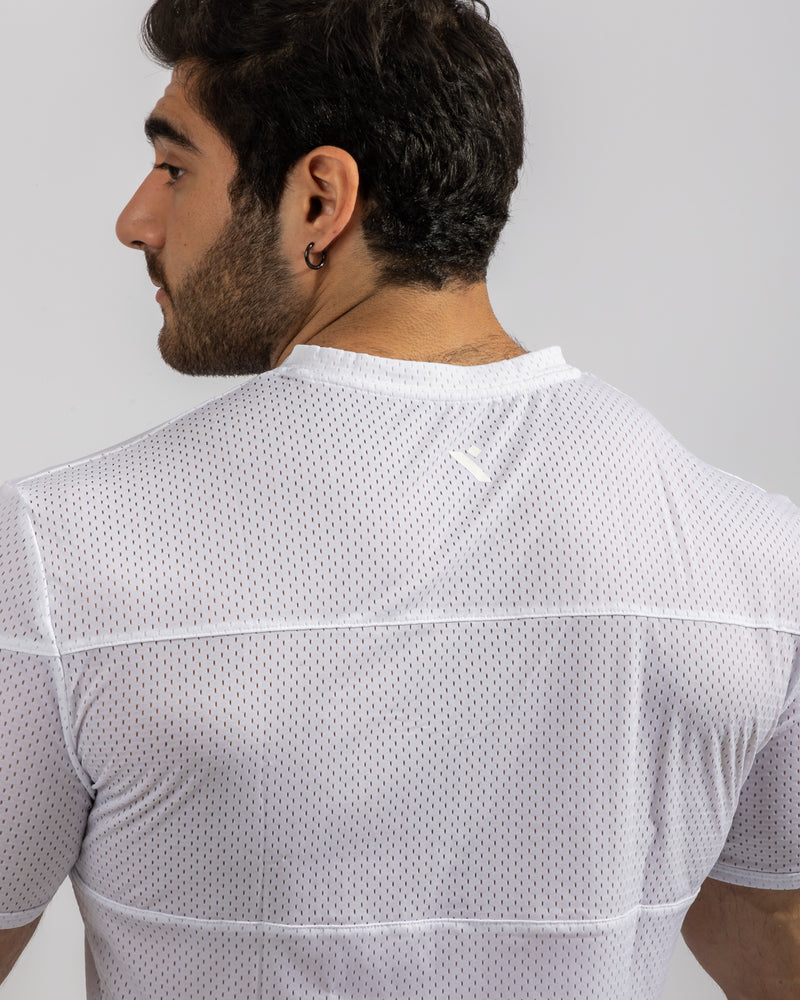 Reps Mesh Tee - White