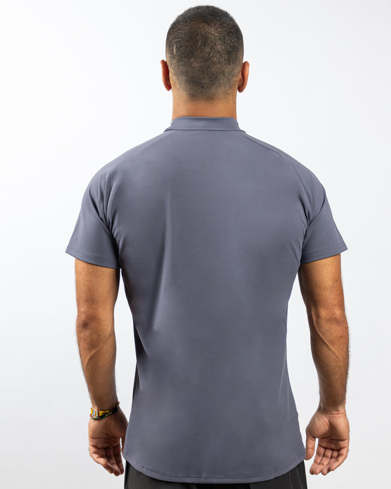 Shield Tee - Cool Grey
