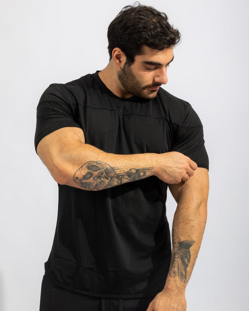 Reps Mesh Tee - Black
