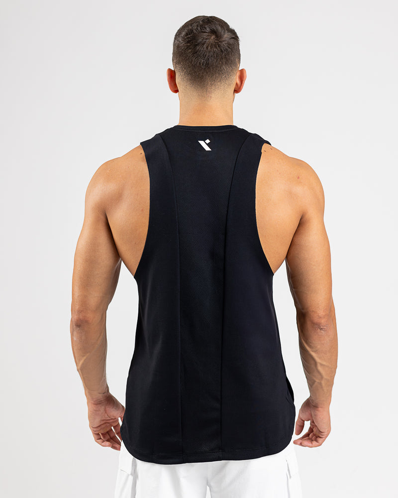 Icon Cut Off Stringer-Black