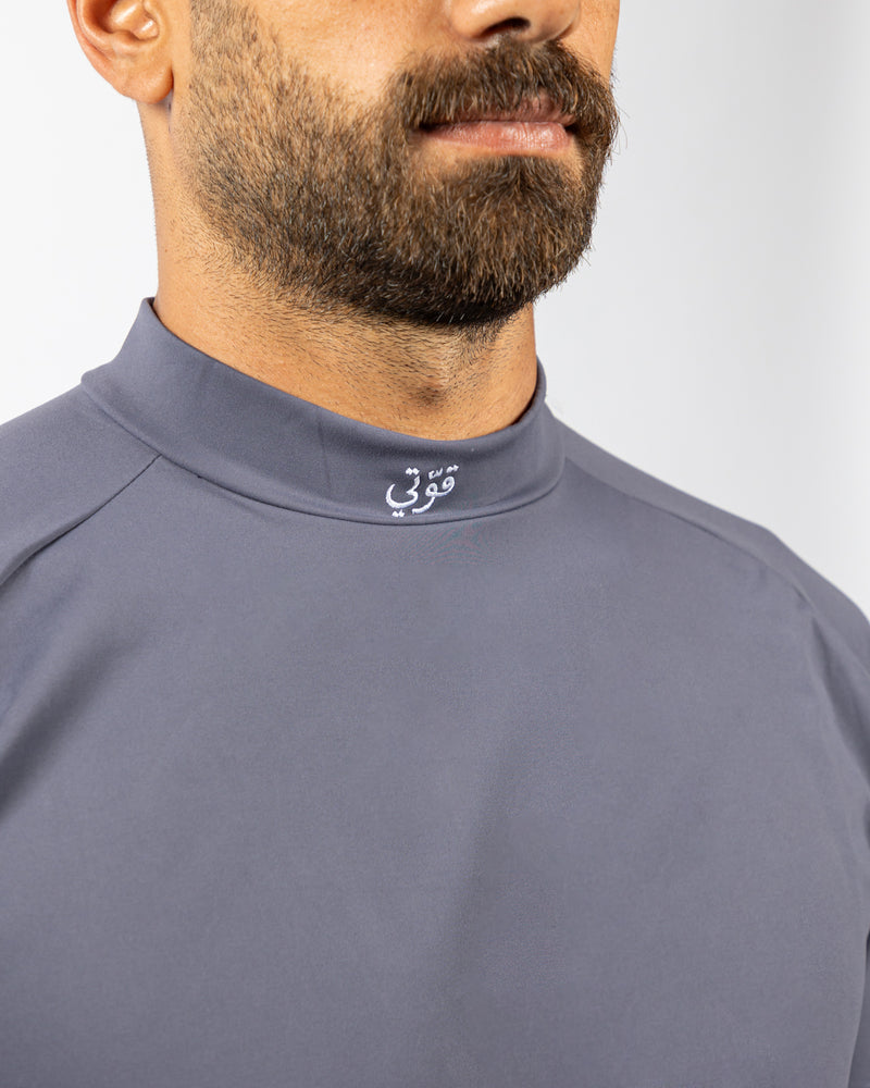 Shield Tee - Cool Grey