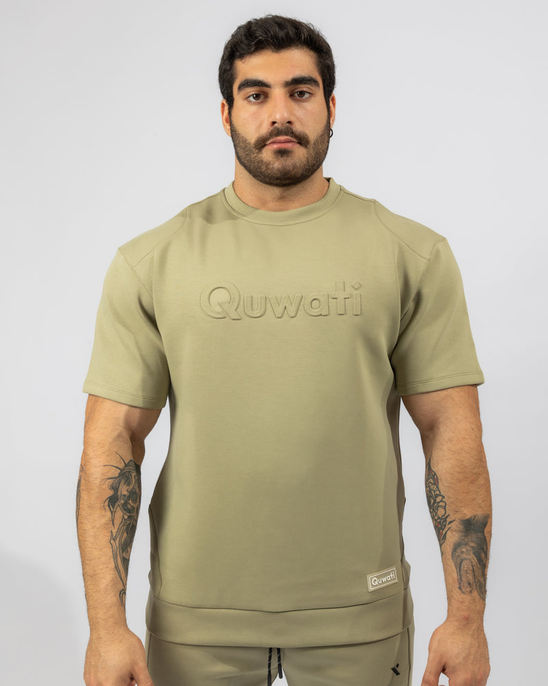 Shield Men Half Sleeve Pullover - Light Green