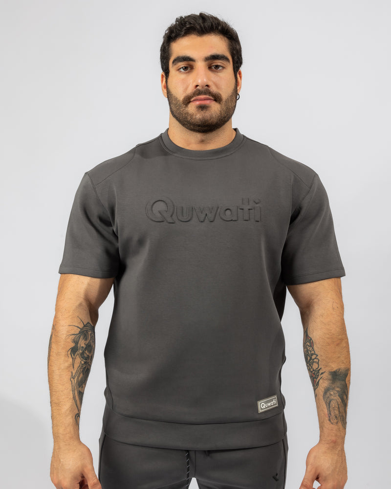 Shield Men Half Sleeve Pullover - Dark Grey