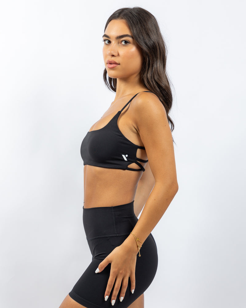 Power Criss Cross Bra - Black