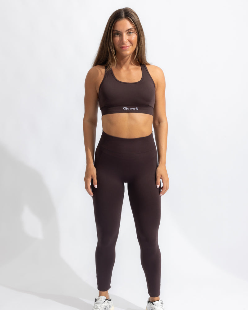 Seamless Leggings - Black Coffee
