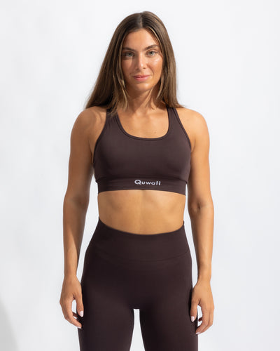 Seamless Bra - Black Coffee