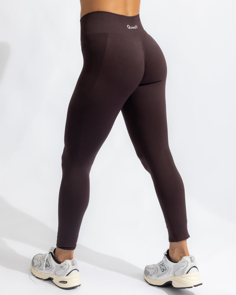 Seamless Leggings - Black Coffee