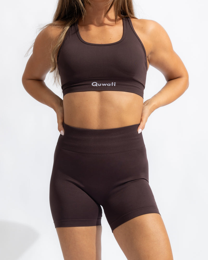 Seamless Shorts - Black Coffee