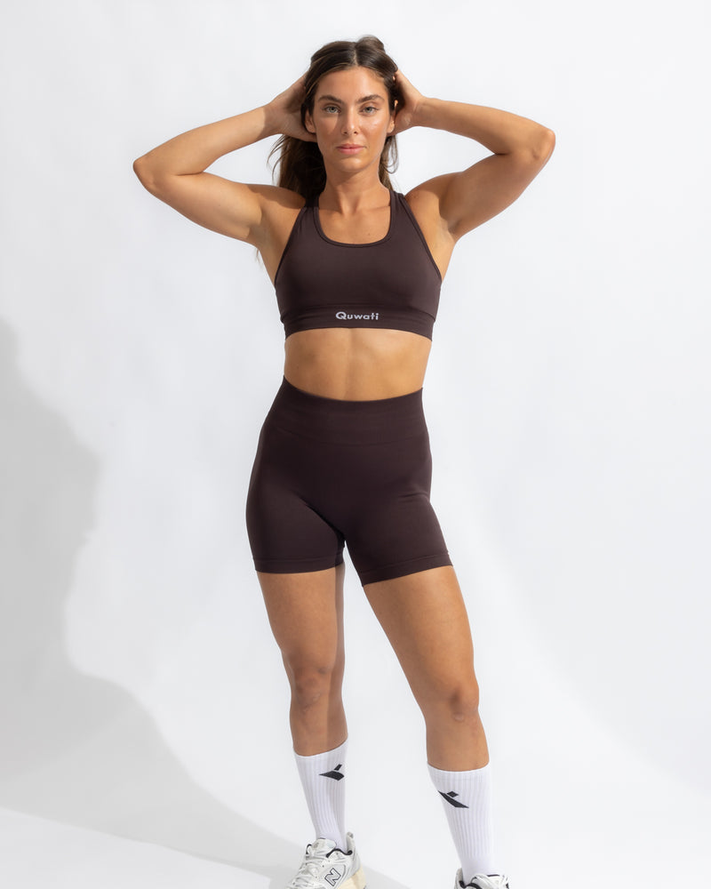 Seamless Shorts - Black Coffee