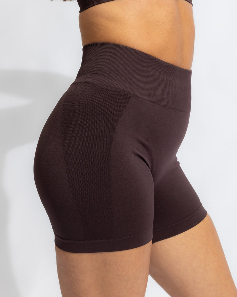 Seamless Shorts - Black Coffee