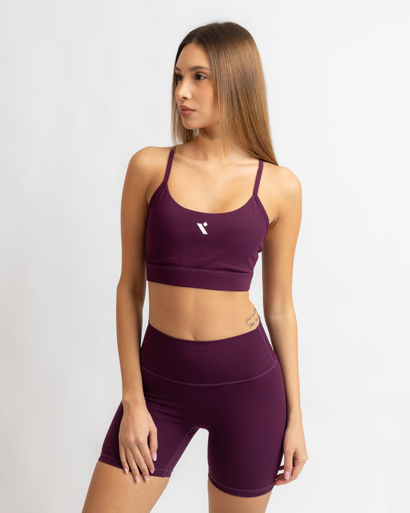 Power Cycling Shorts - Grape