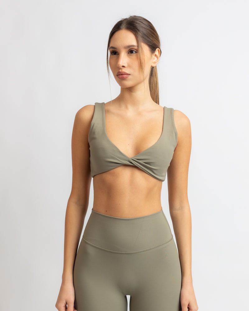 Power Twist Bra - Mint