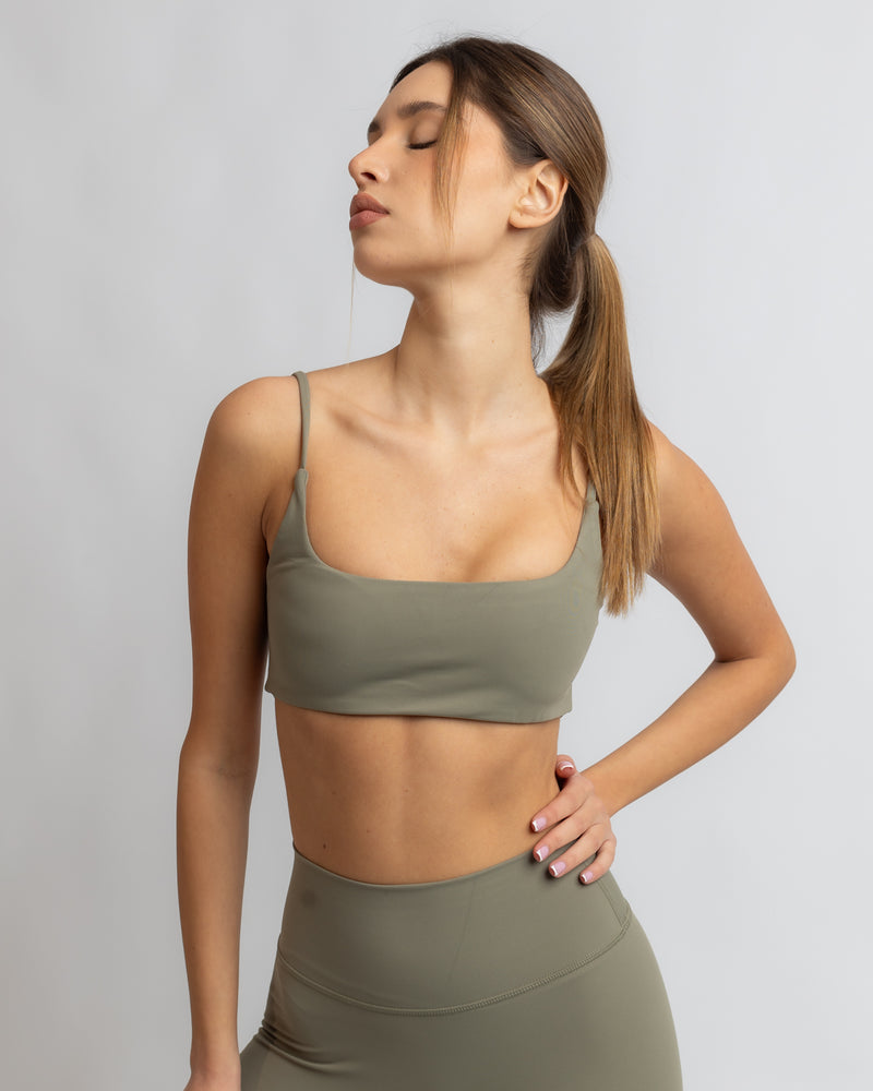 Power Criss Cross Bra - Mint