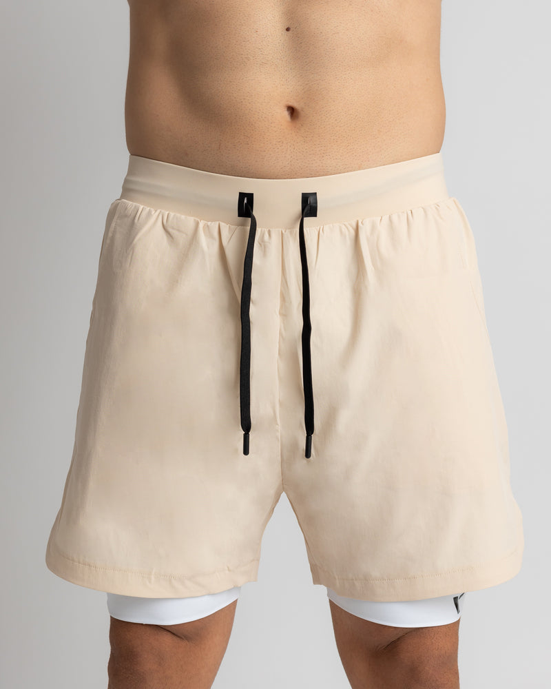 Power 2-in-1 Shorts - Cream