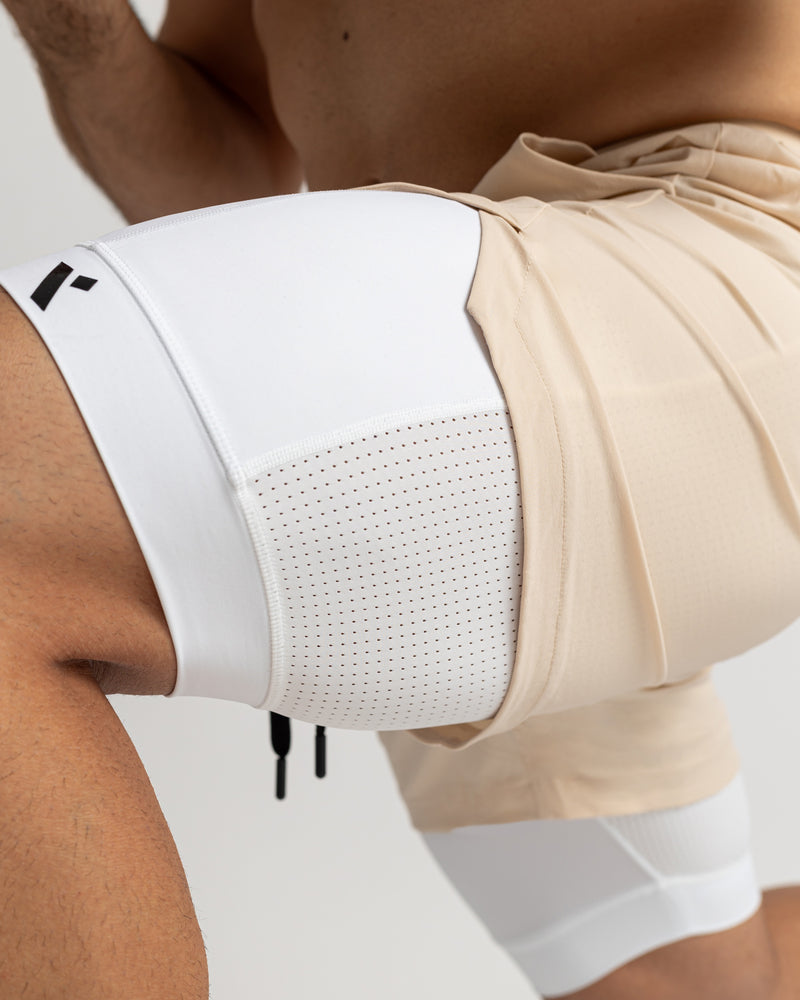Power 2-in-1 Shorts - Cream