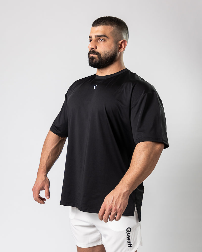Icon Oversized Tee-Black