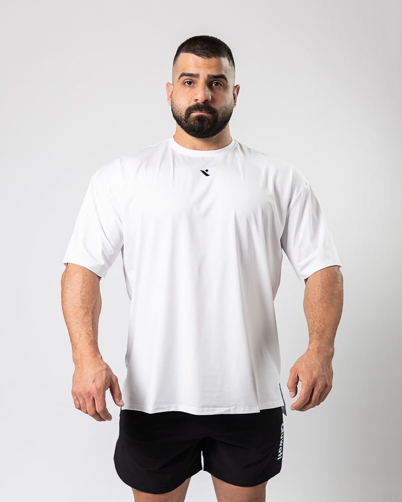 Icon Oversized Tee-White