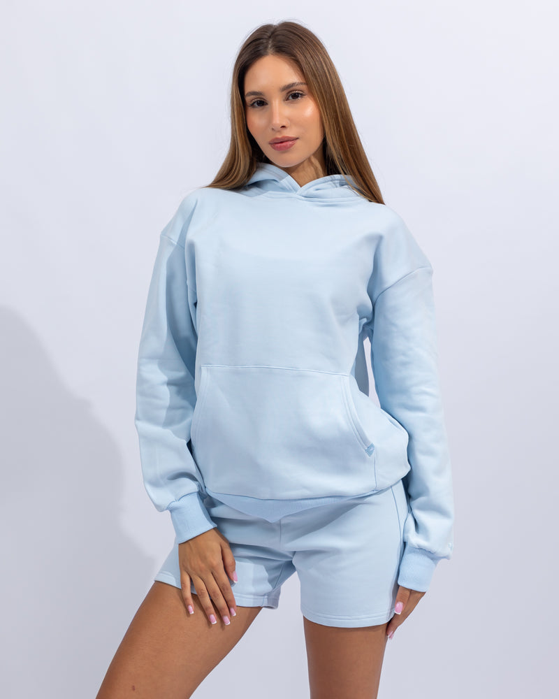 Power Hoodie Women - Baby Blue