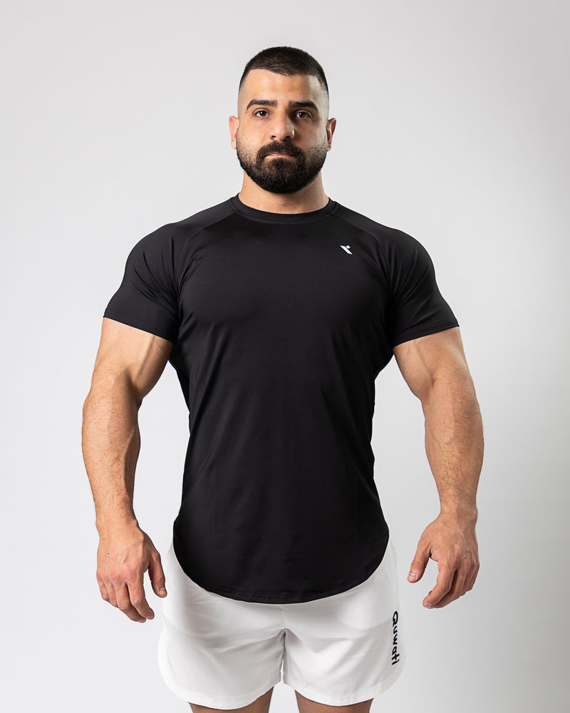 Icon Muscle Tee-Black