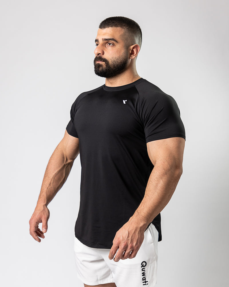 Icon Muscle Tee-Black