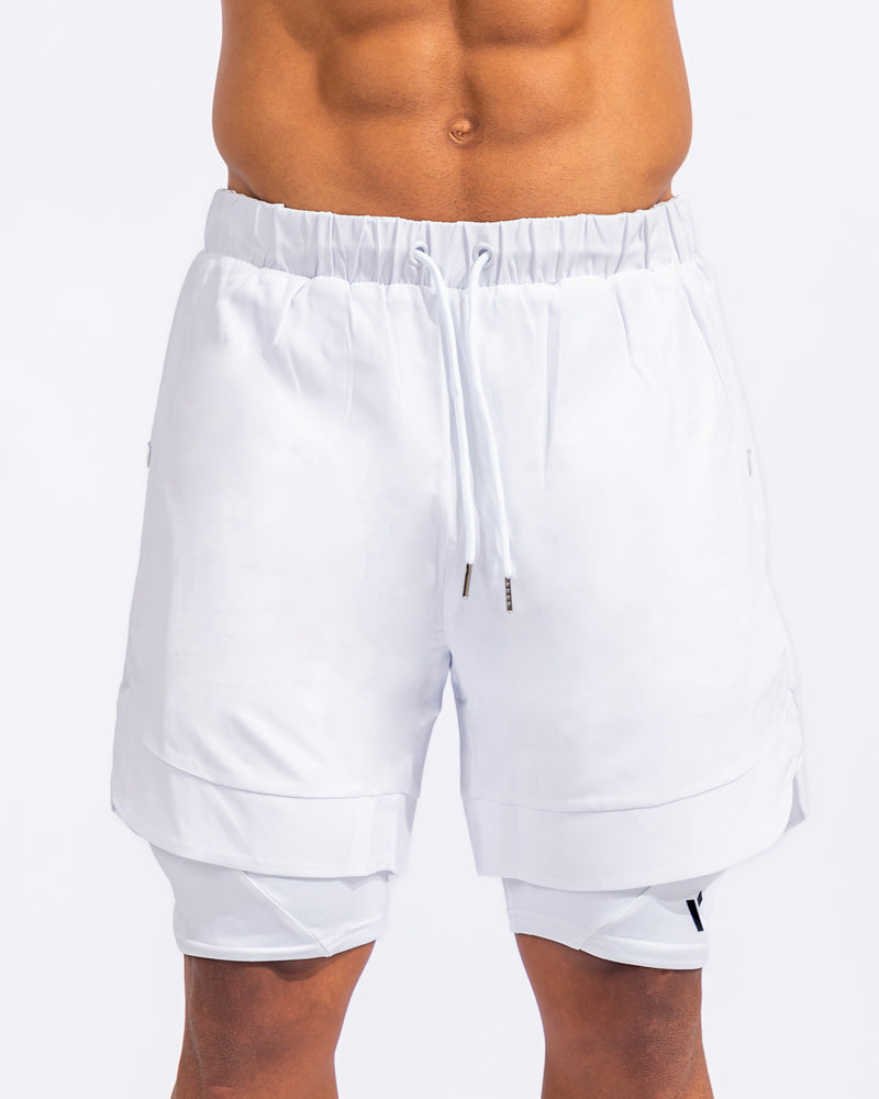 Reps 2-in-1 Shorts - White