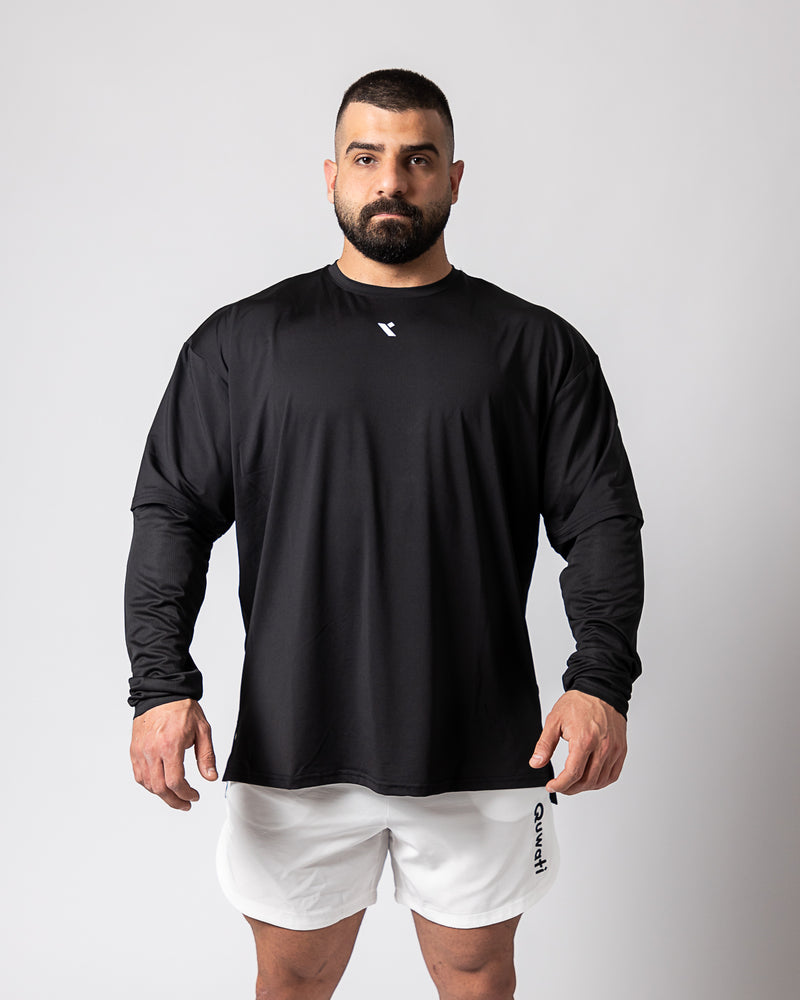 Icon Long Sleeve Shirt-Black