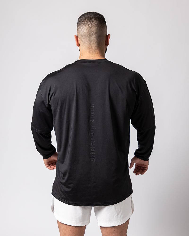 Icon Long Sleeve Shirt-Black
