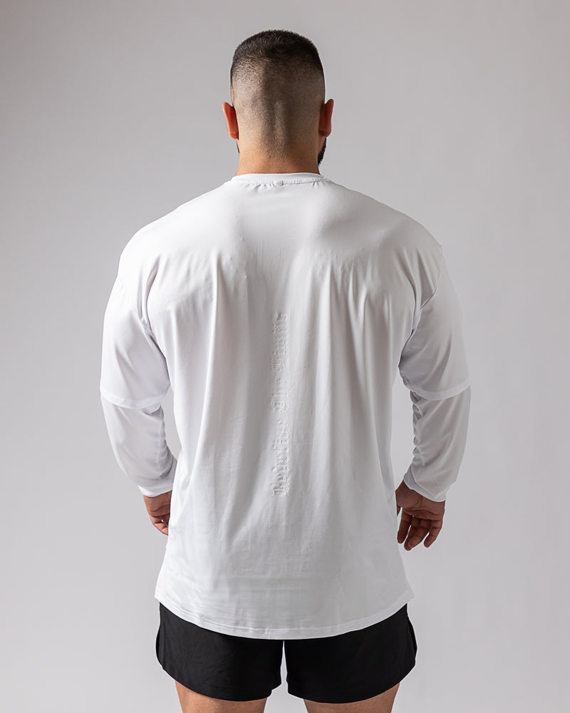 Icon Long Sleeve Shirt-White