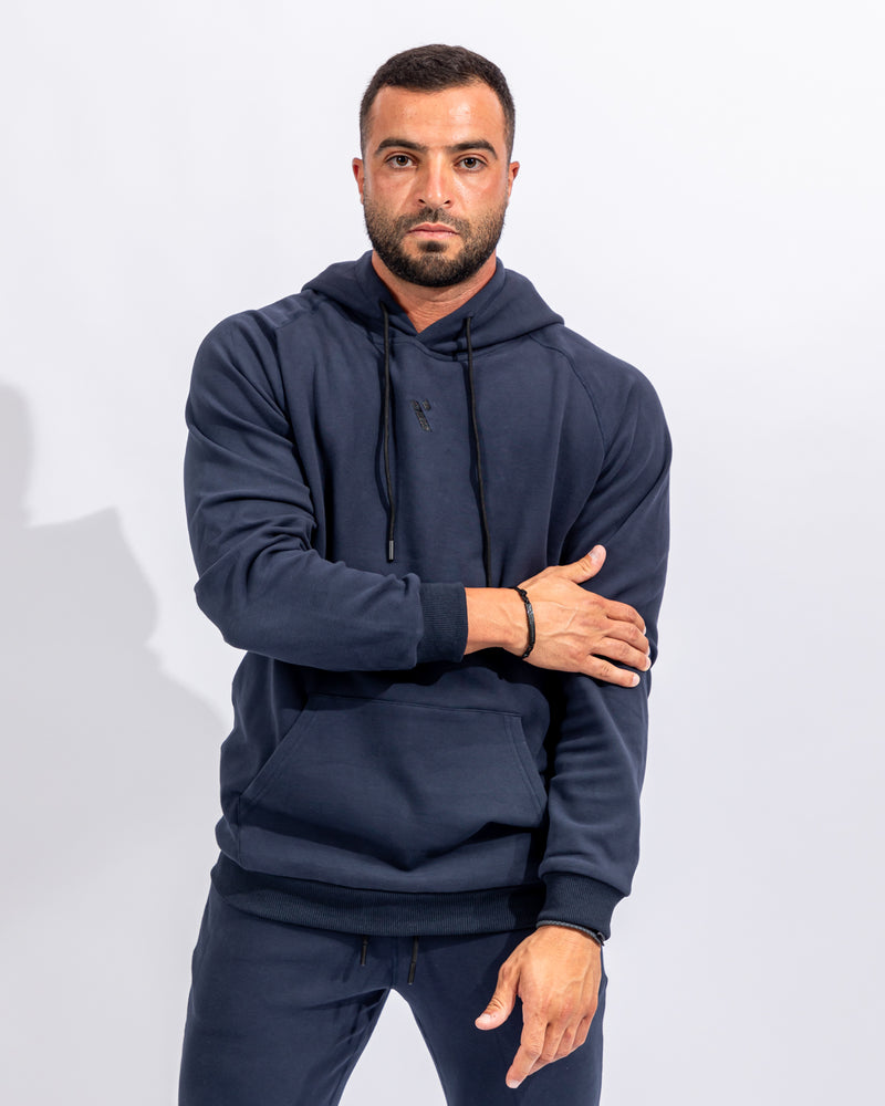Power Hoodie Men - Dark Blue
