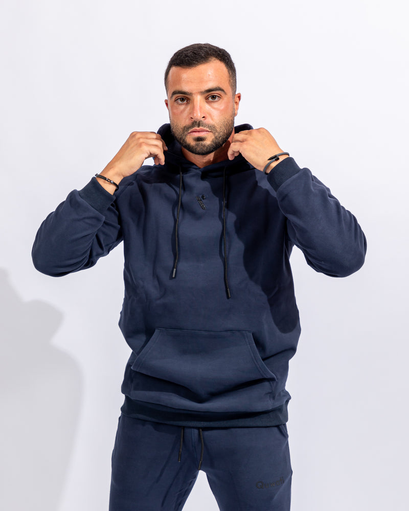Power Hoodie Men - Dark Blue