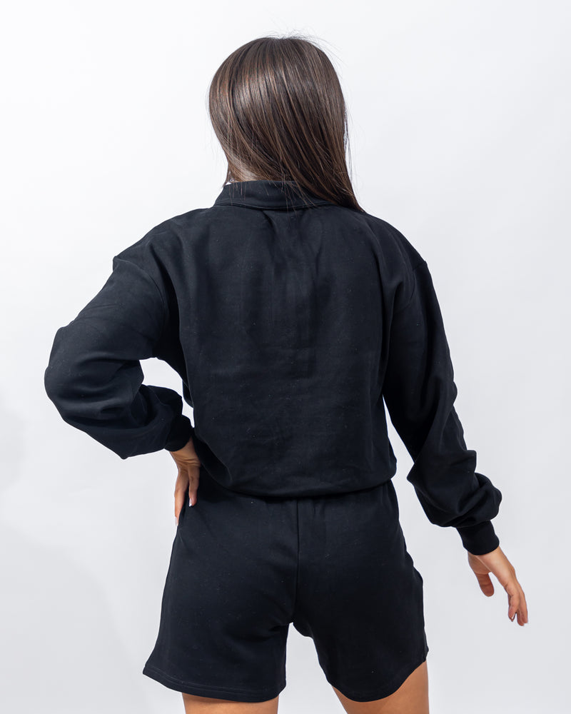 Power Half Zip - Black