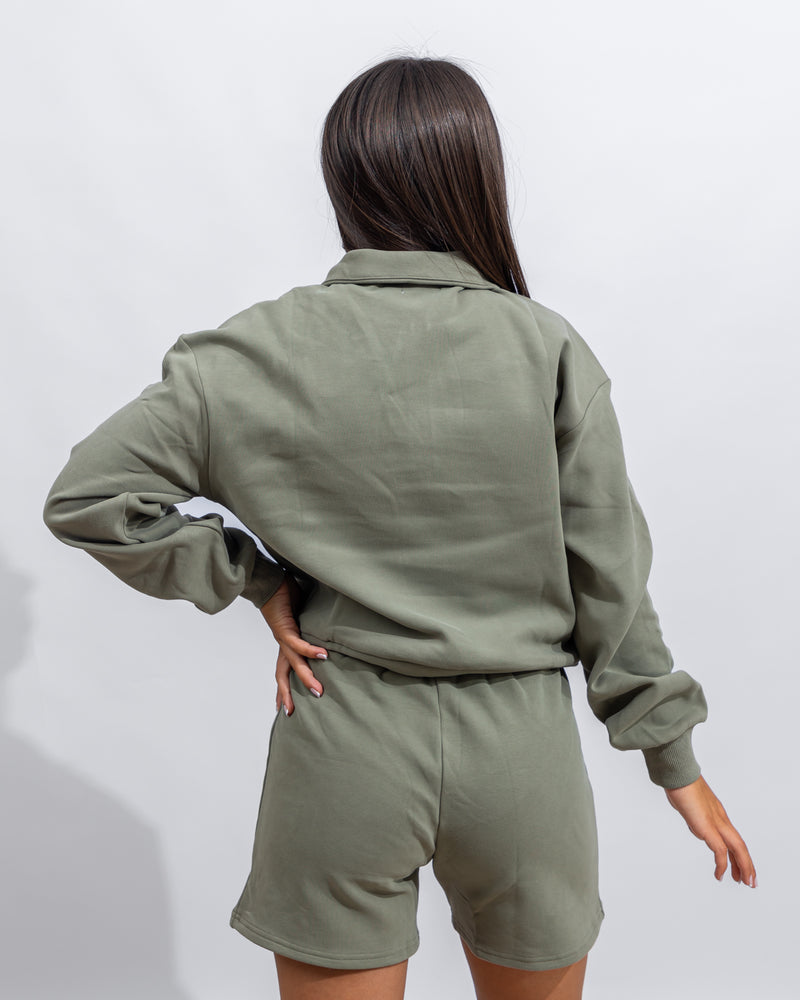 Power Half Zip - Mint