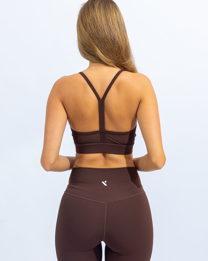 Basic Power Bra - Black Coffee