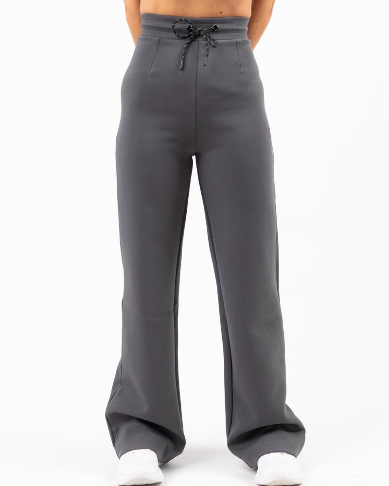 Shield Wide Leg Pants - Dark Grey