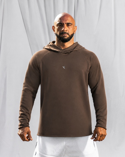 Core Hoodie-Dark Brown