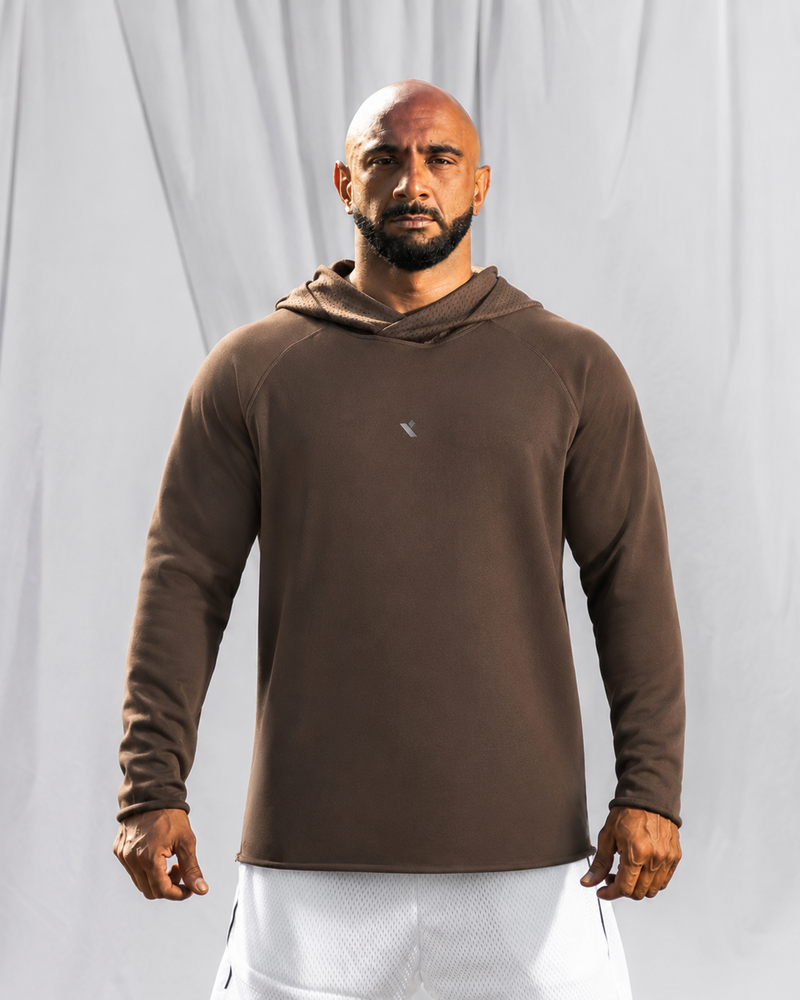Core Hoodie-Dark Brown