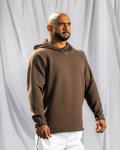 Core Hoodie-Dark Brown