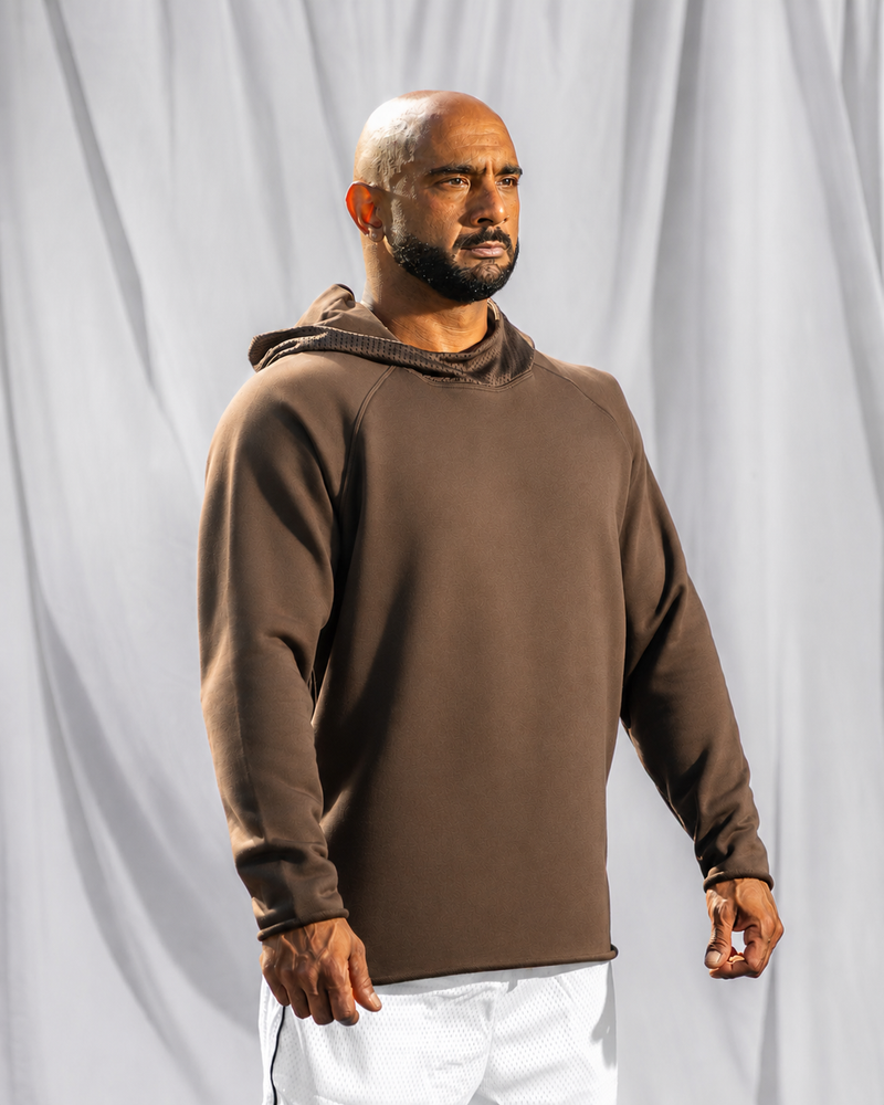 Core Hoodie-Dark Brown