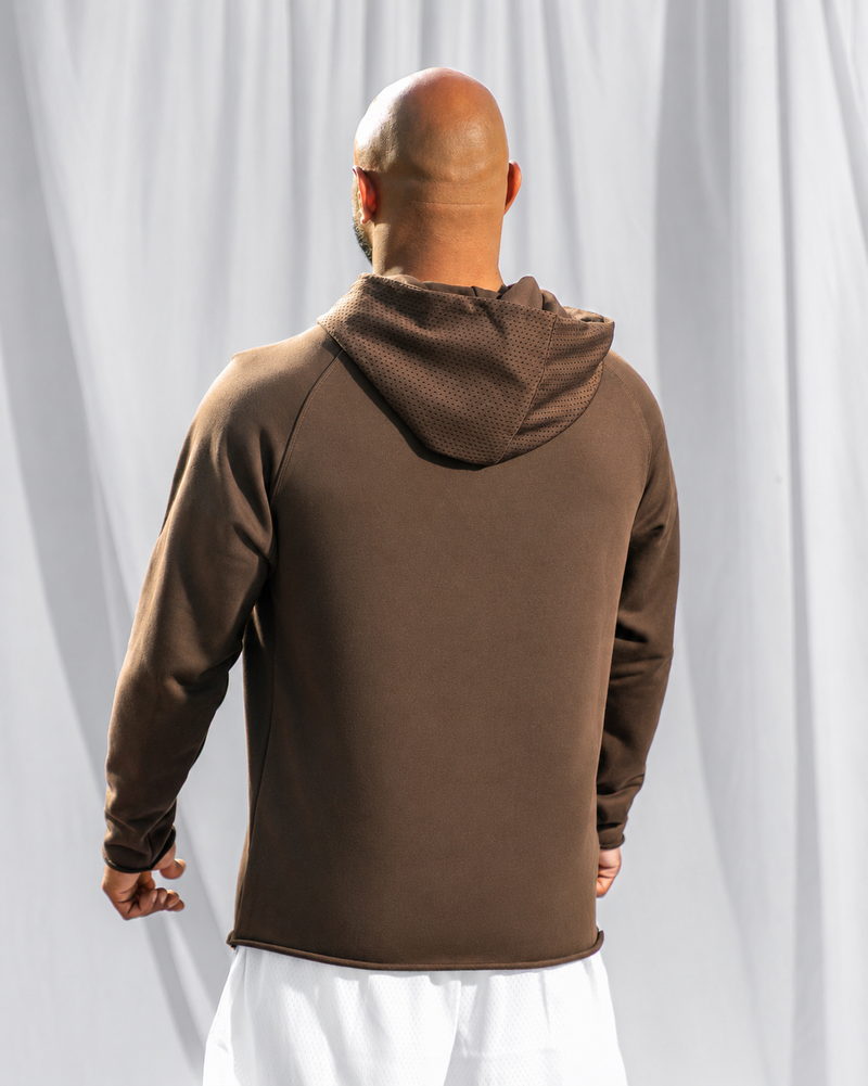 Core Hoodie-Dark Brown