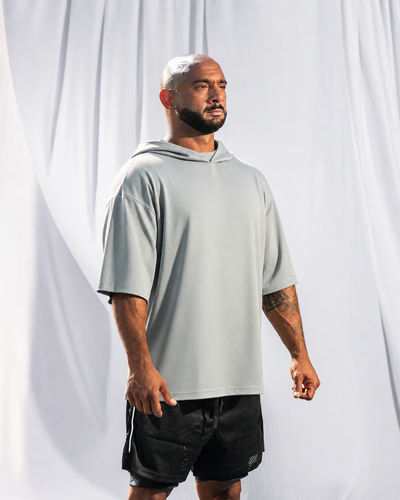 Core Double Face T-Shirt-Grey