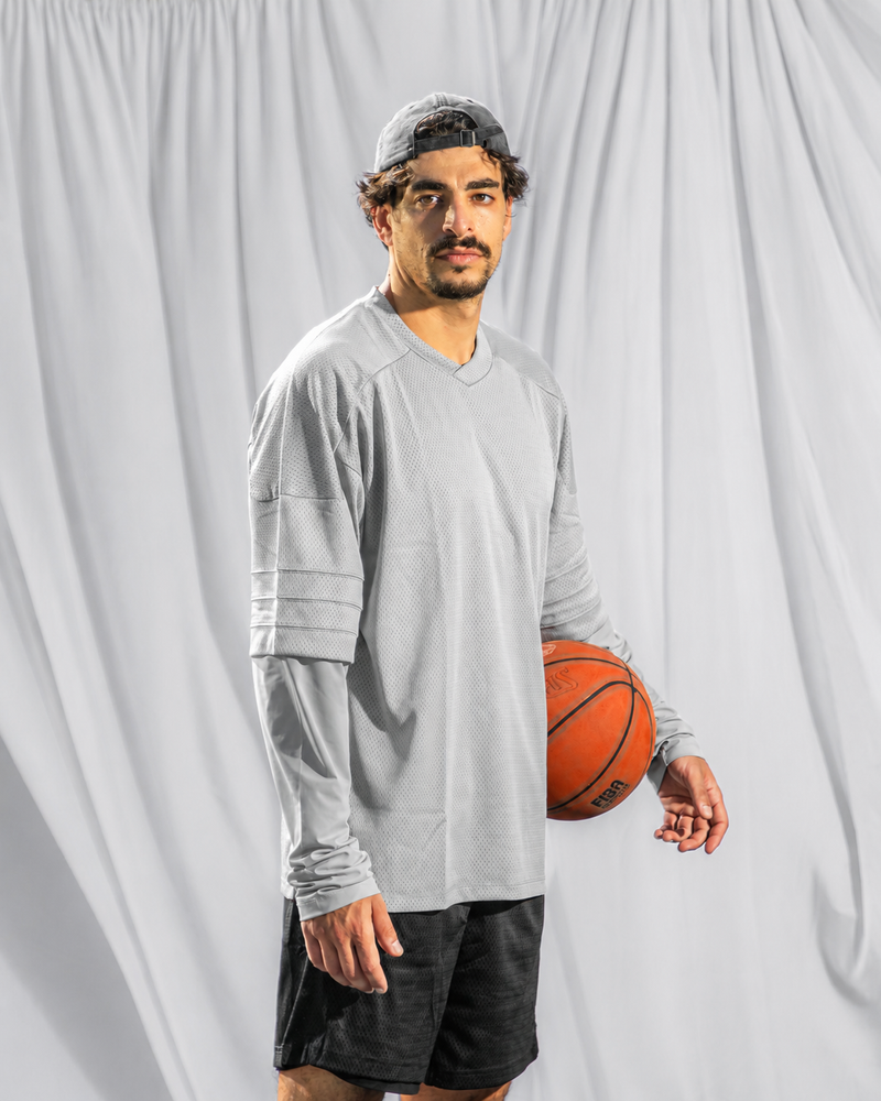 Core Long Sleeve Jersey-Grey