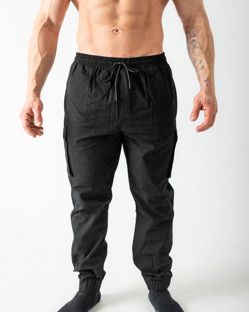 Elevate cargo pants-Black
