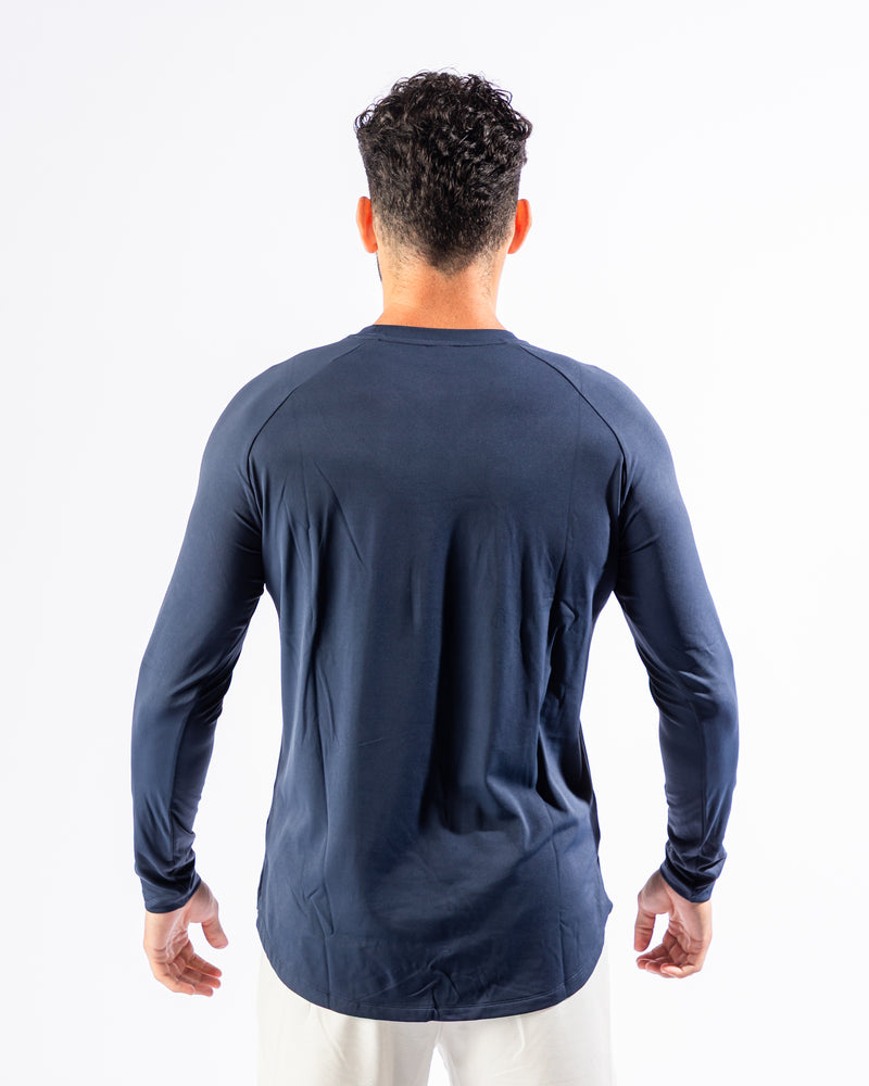 Momentum Long Sleeve Tee-Blue