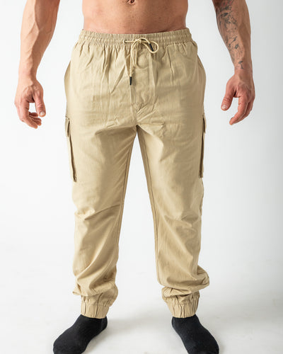 Elevate cargo pants-Beige