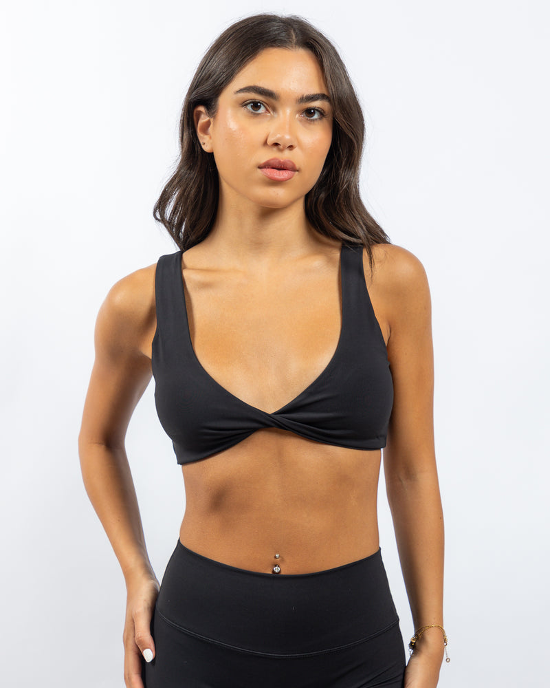 Power Twist Bra - Black