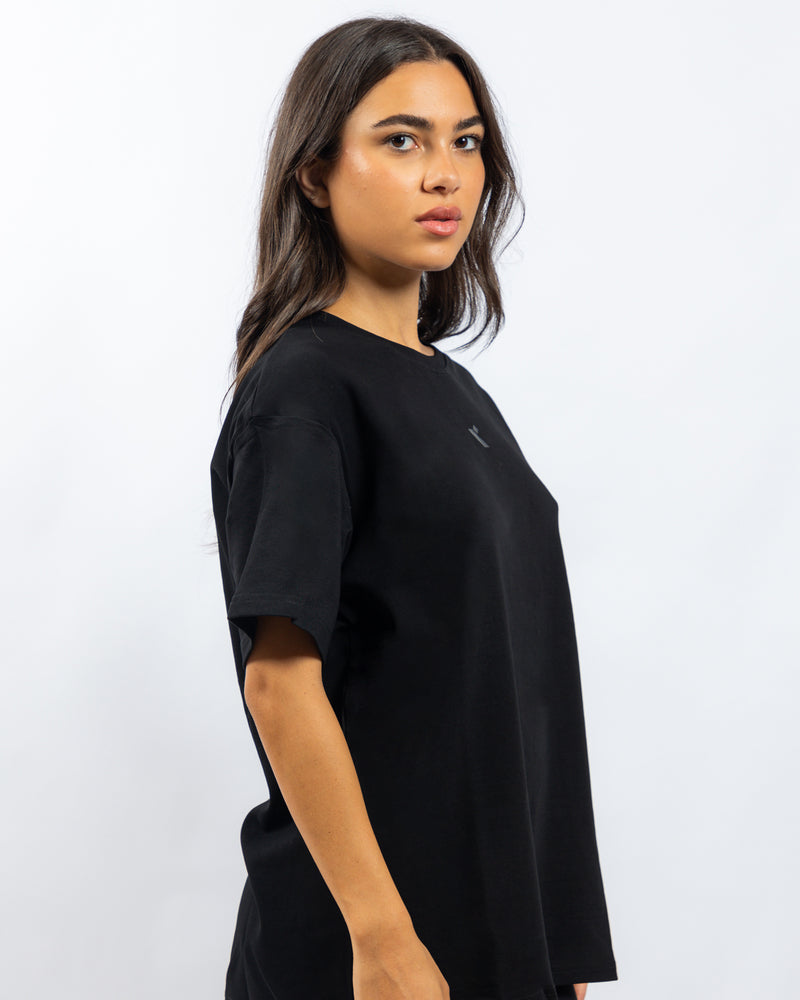 Power Oversized Tee - Black