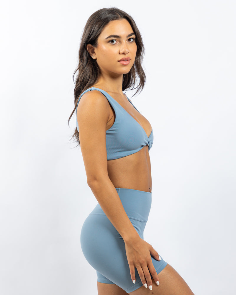 Power Twist Bra - Sky