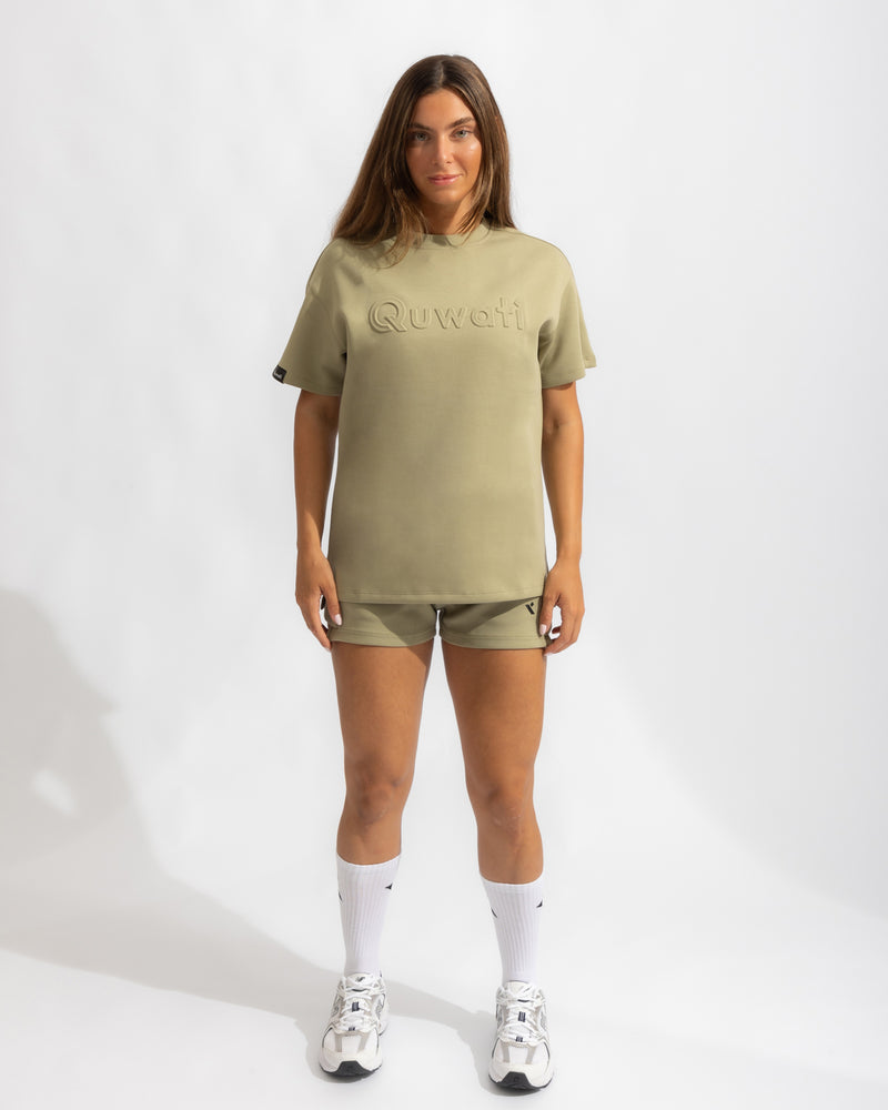 Shield Women Shorts - Light Green