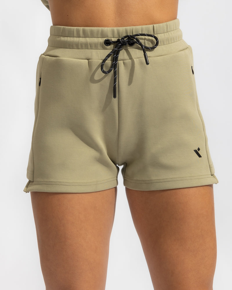 Shield Women Shorts - Light Green