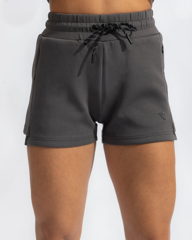 Shield Women Shorts - Dark Grey